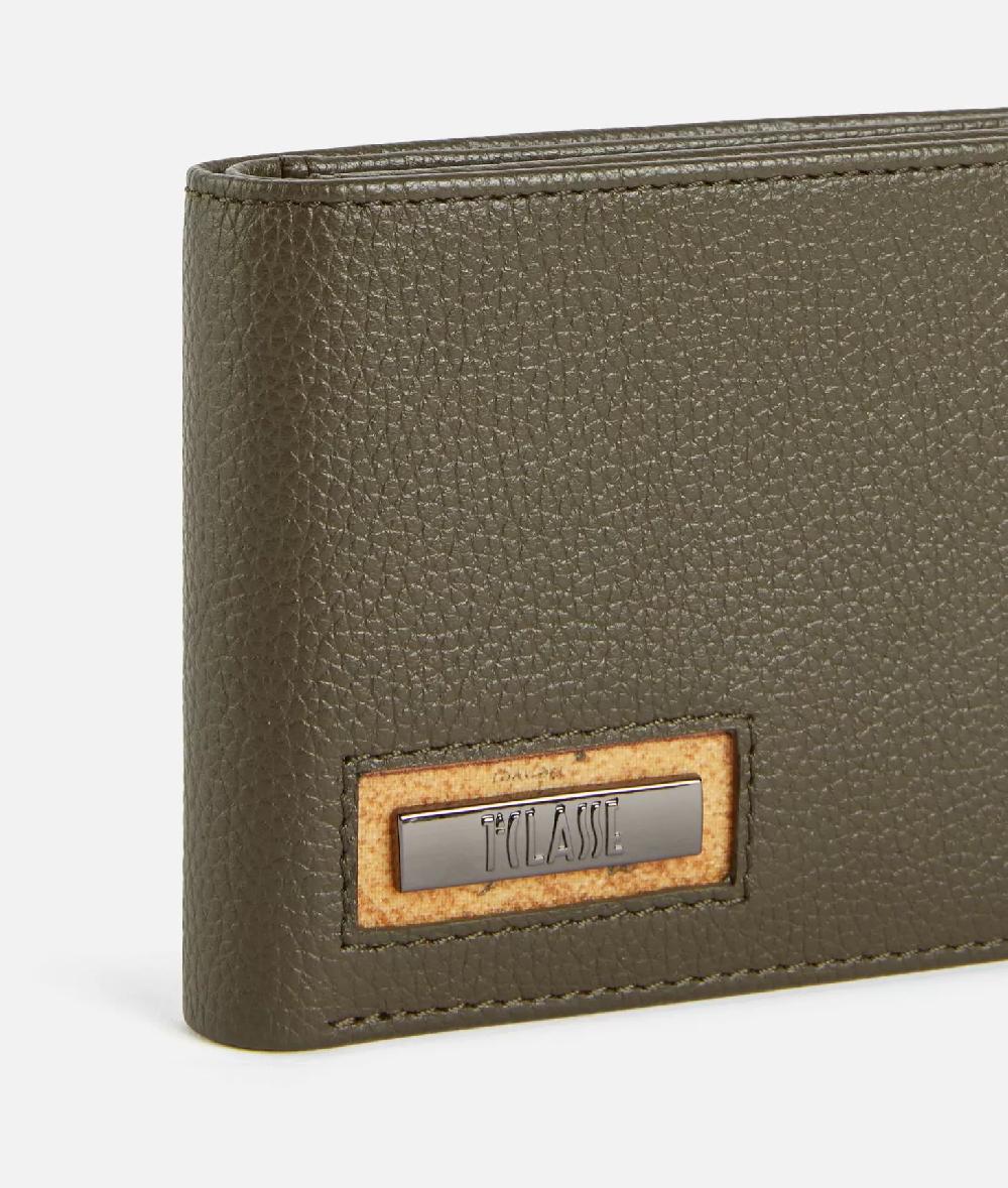Alviero martini 1a classe Beta Leather portafoglio medio Verde Militare Nuovo