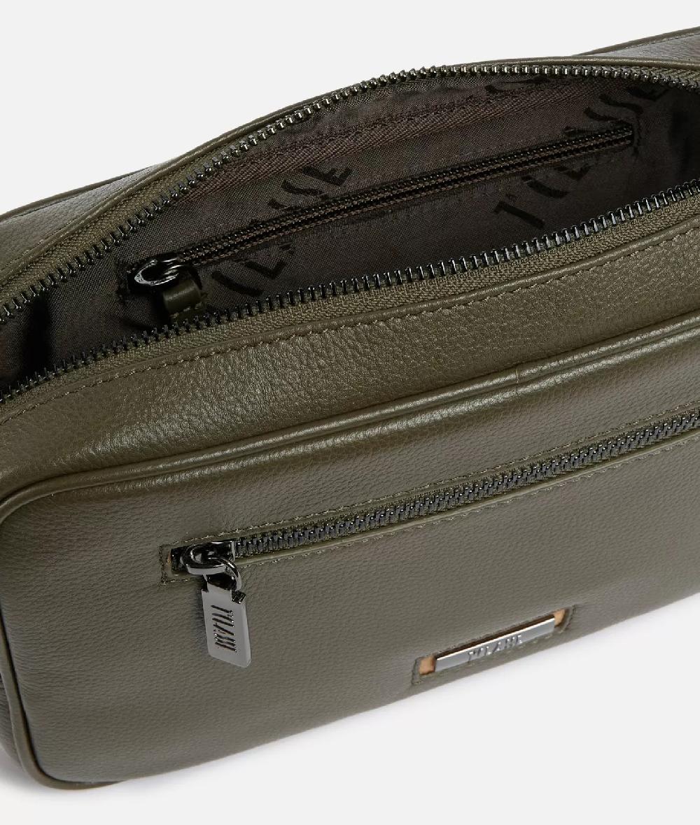 Alviero martini 1a classe Beta Leather portatutto Verde Militare Spedizione Gratuita