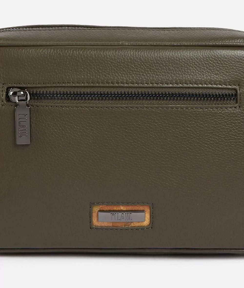 Alviero martini 1a classe Beta Leather portatutto Verde Militare Spedizione Gratuita
