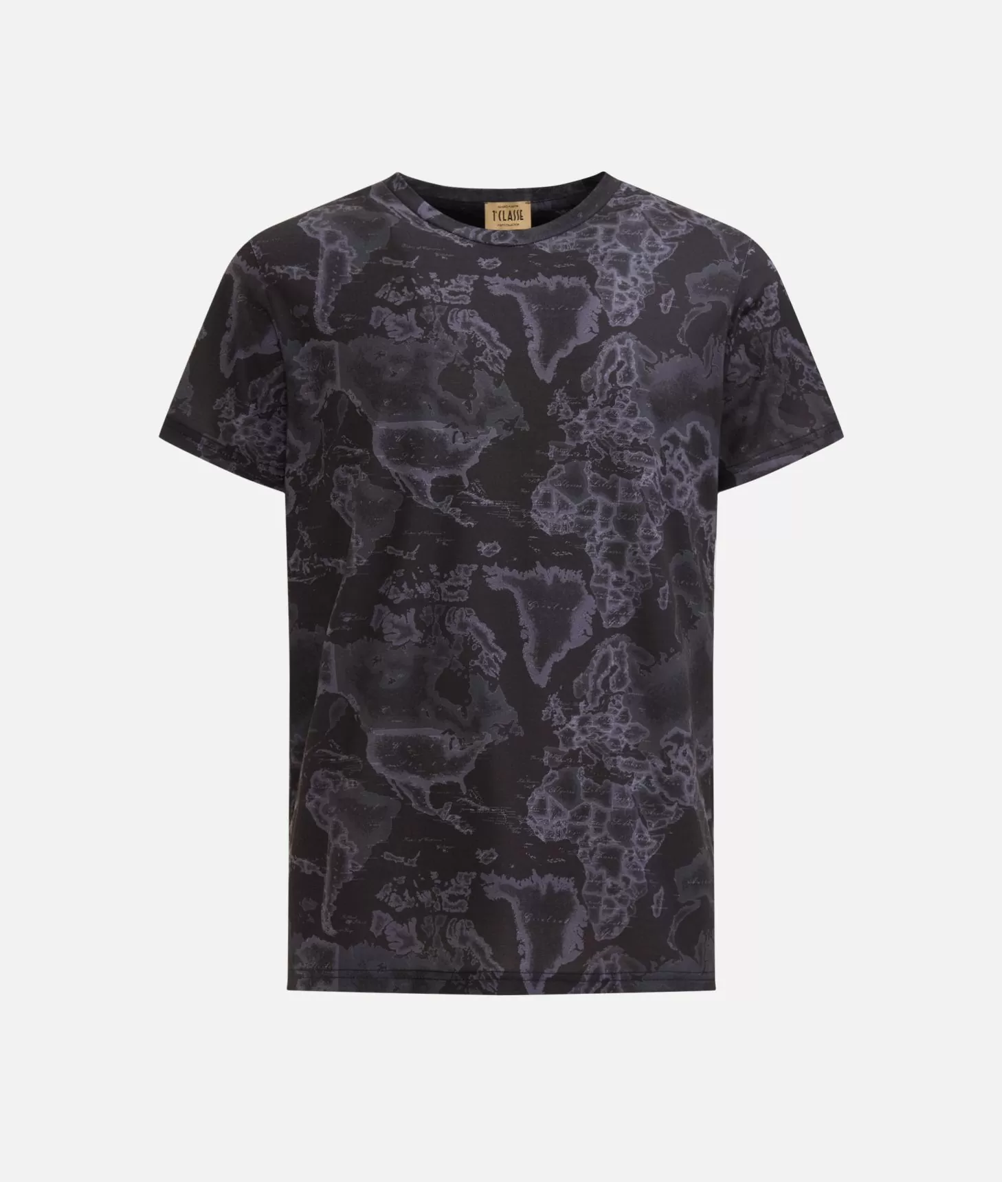 Alviero martini 1a classe T-shirt stampa Geo Night Nera In Linea