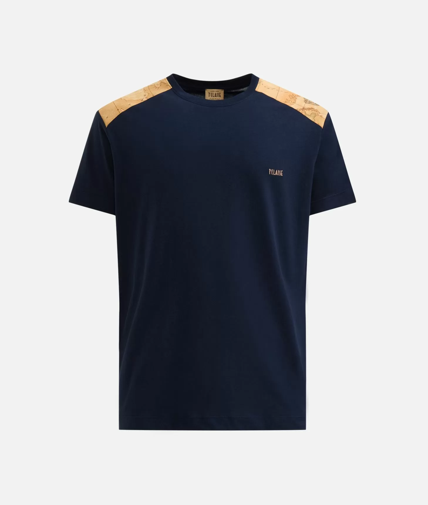 Alviero martini 1a classe T-shirt in cotone con dettagli spalle Blu Navy Shopping Online