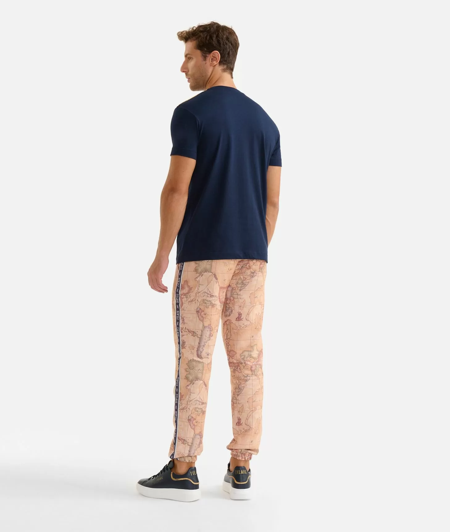 Alviero martini 1a classe T-shirt in cotone con dettagli spalle Blu Navy Shopping Online