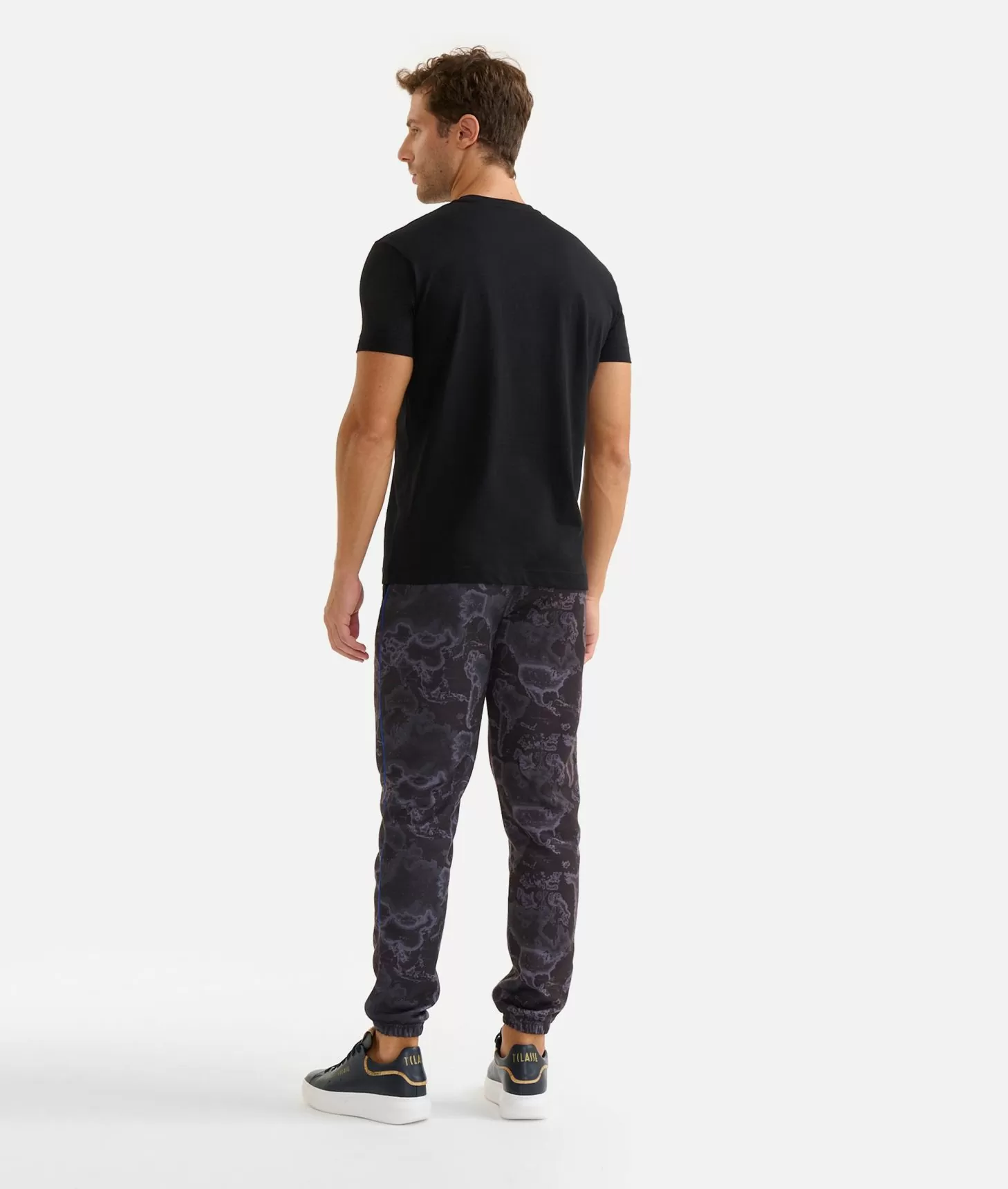 Alviero martini 1a classe T-shirt in cotone con logo 1ᴬ Classe Essentia Nera Novità