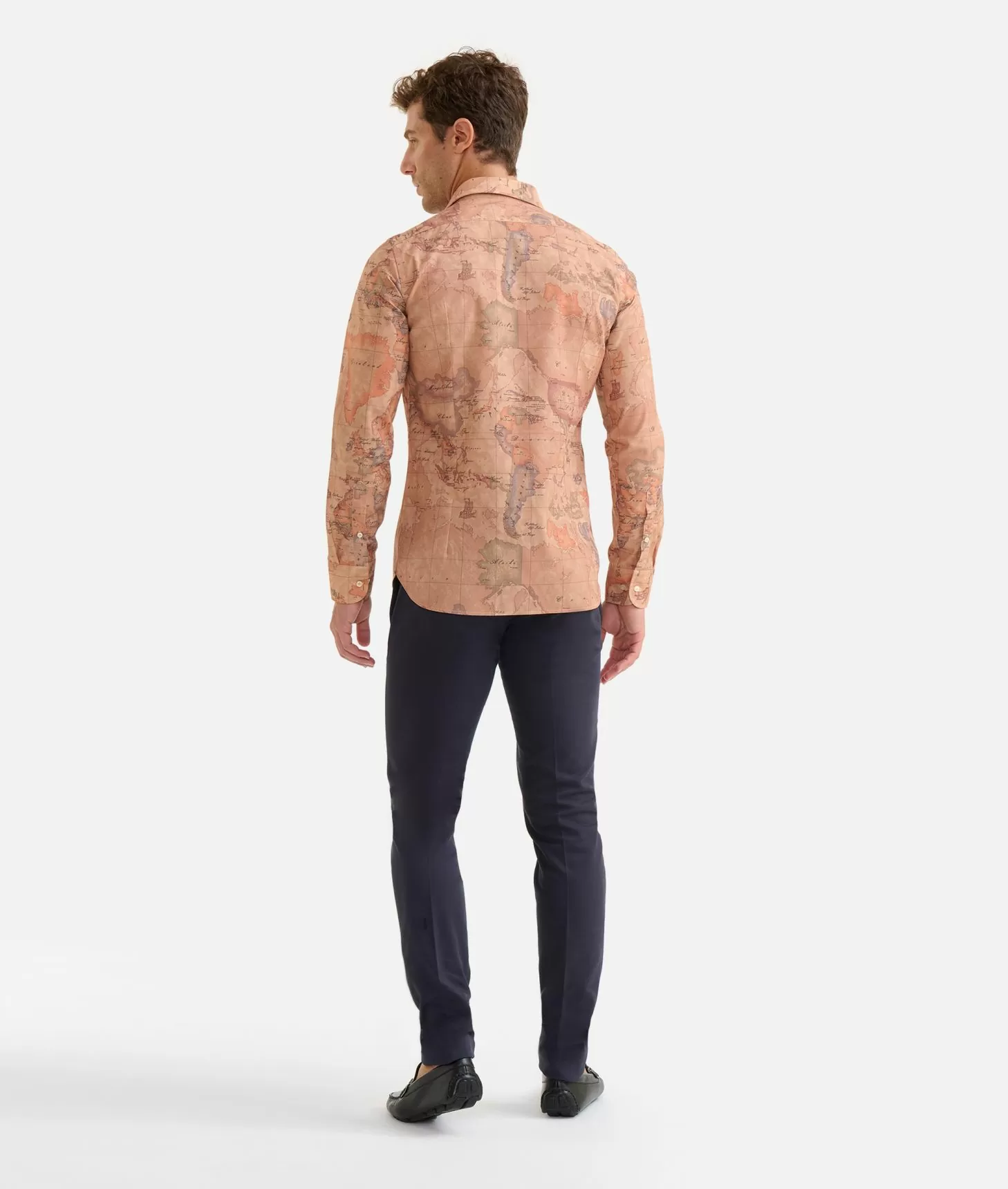 Alviero martini 1a classe Camicia slim con stampa Geo Classic Economico