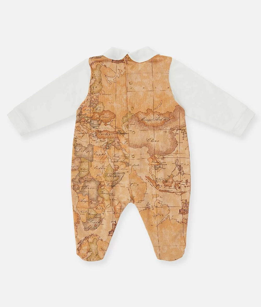 Alviero martini 1a classe Tutina in cotone coniglietto Geo Classic Saldi Di Fabbrica
