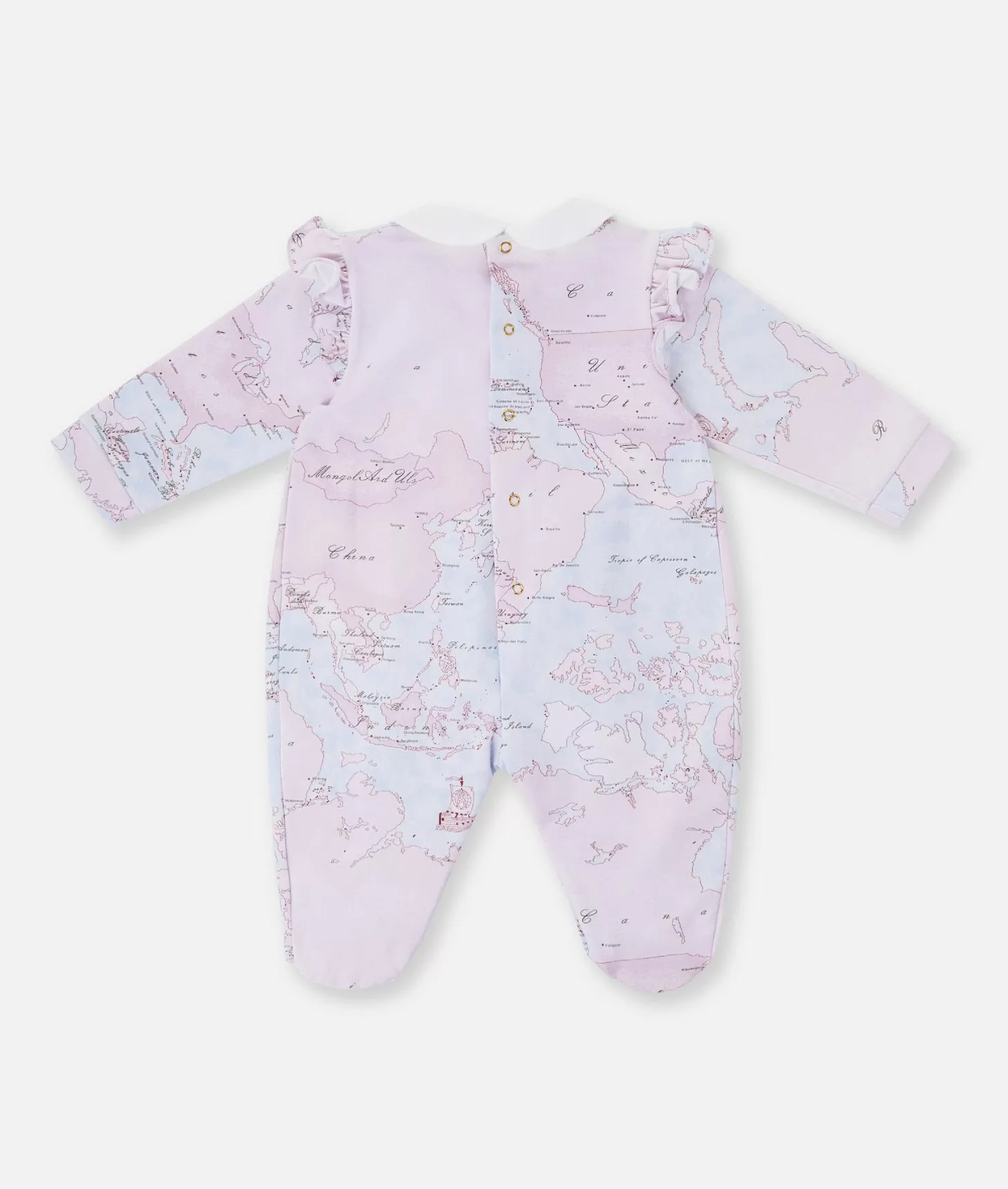 Alviero martini 1a classe Tutina in cotone con fiocco Geo Lady Rosa Consegna Veloce