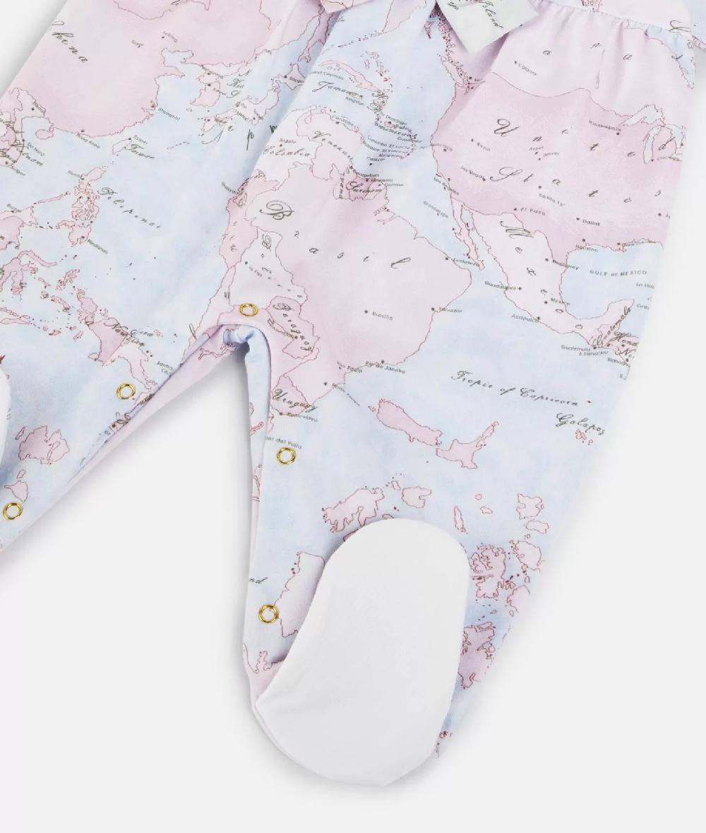 Alviero martini 1a classe Tutina in cotone con fiocco Geo Lady Rosa Consegna Veloce