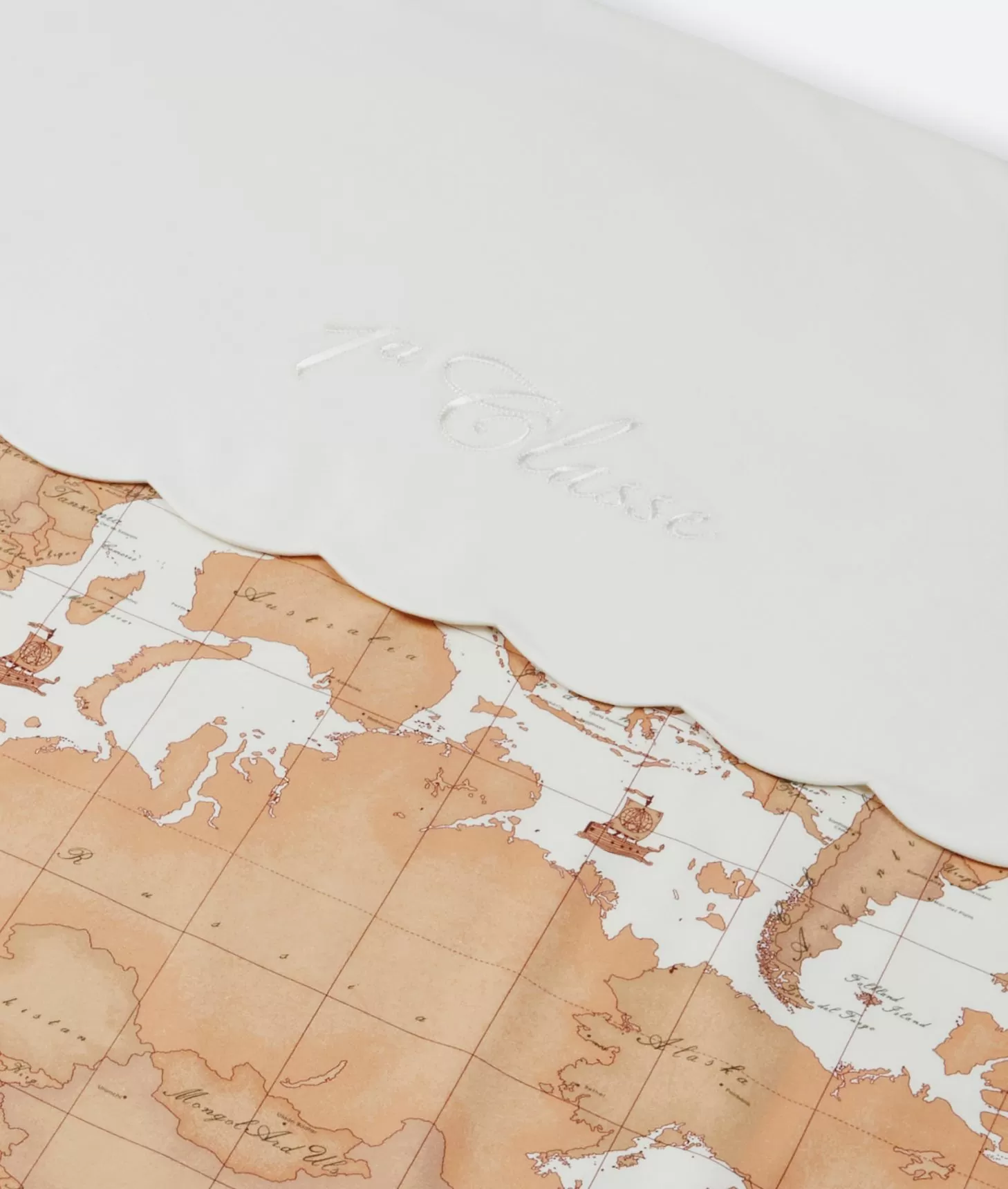 Alviero martini 1a classe Copertina con mappa Geo Classic Panna Shopping Online