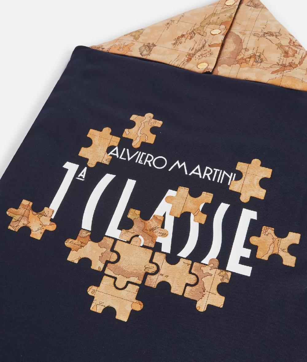 Alviero martini 1a classe Sacco nanna Geo Puzzle Blu Offerta