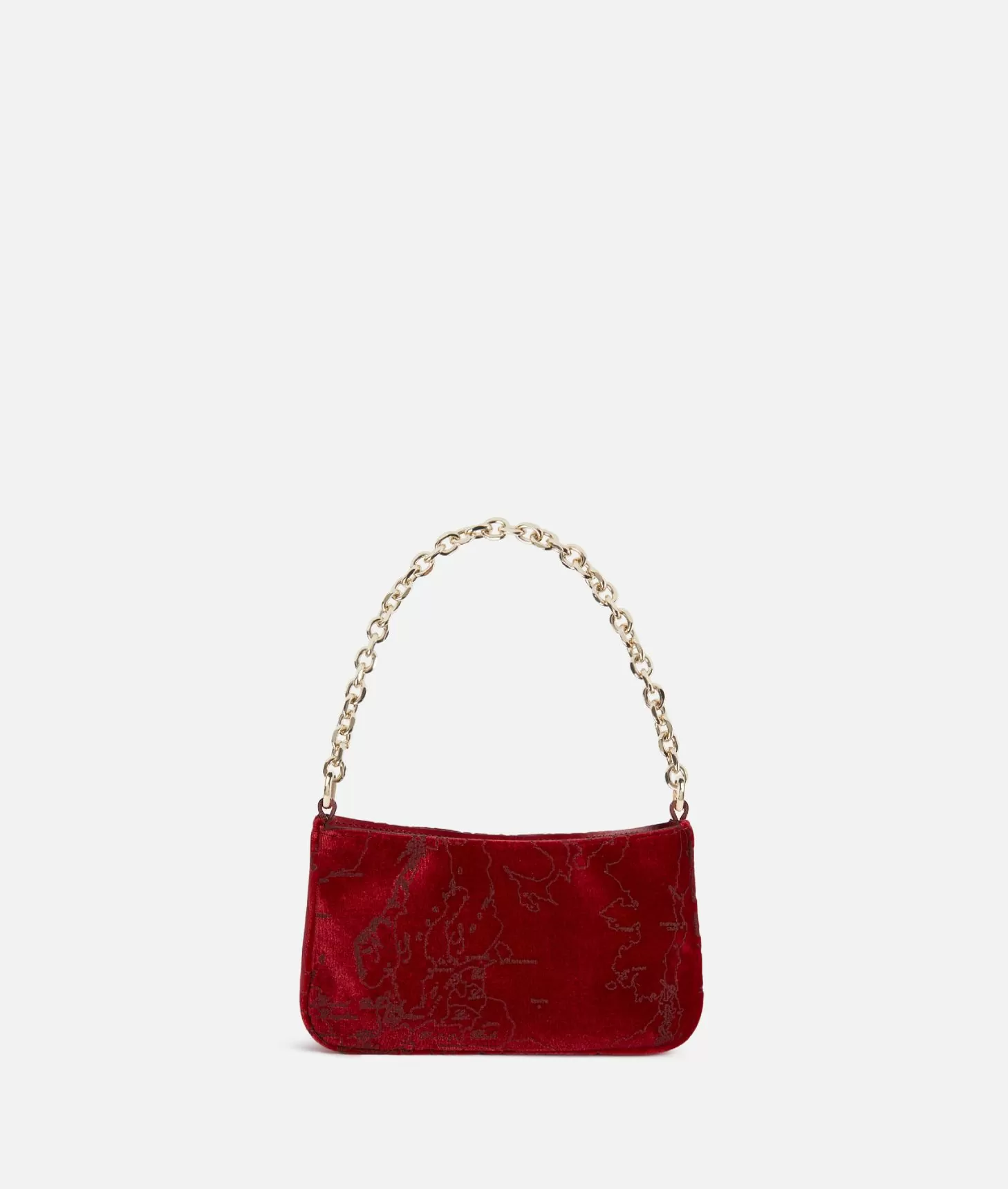 Alviero martini 1a classe Moments Bag pochette con tracolla e catena Rosso Vendita Economica
