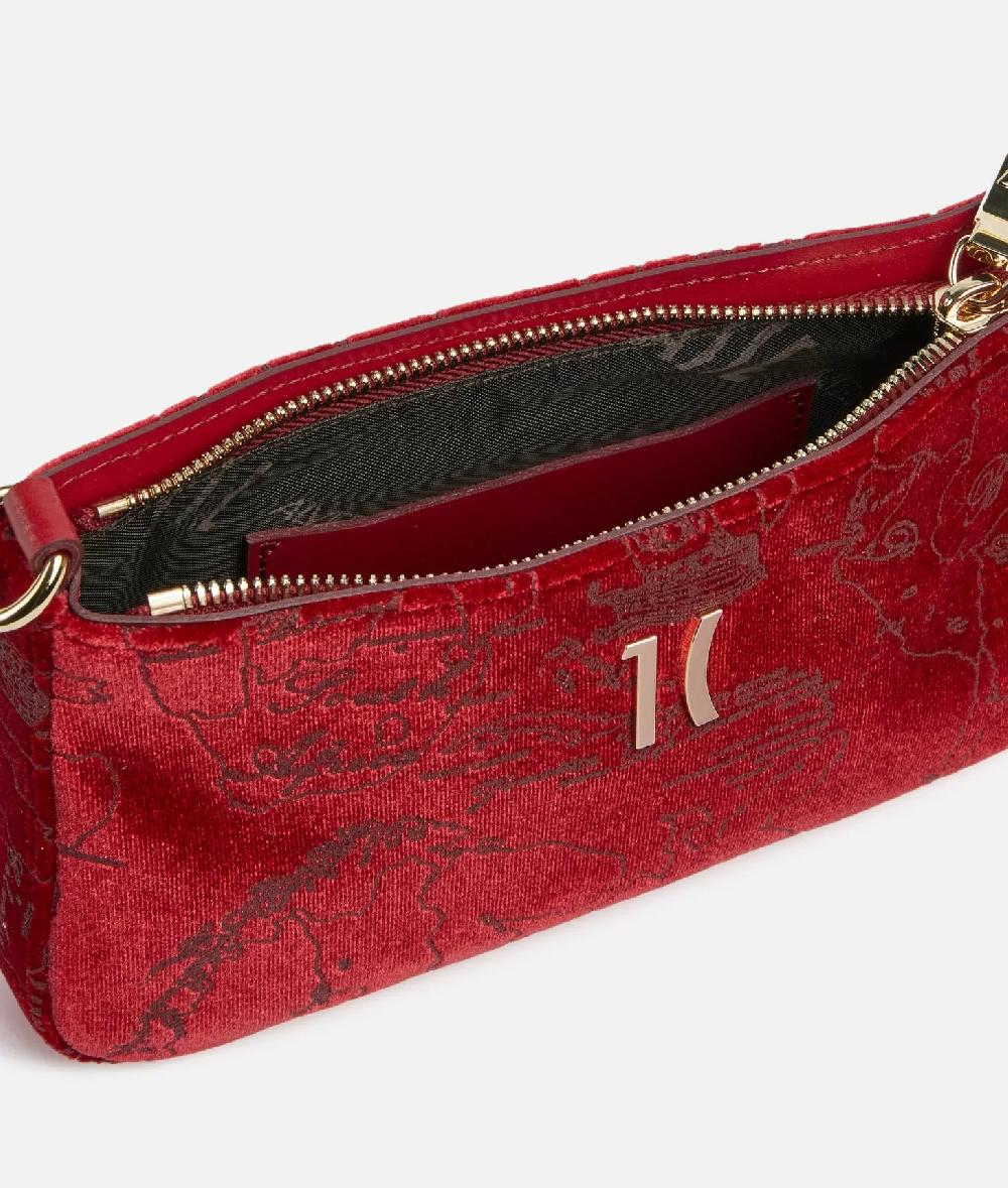 Alviero martini 1a classe Moments Bag pochette con tracolla e catena Rosso Vendita Economica