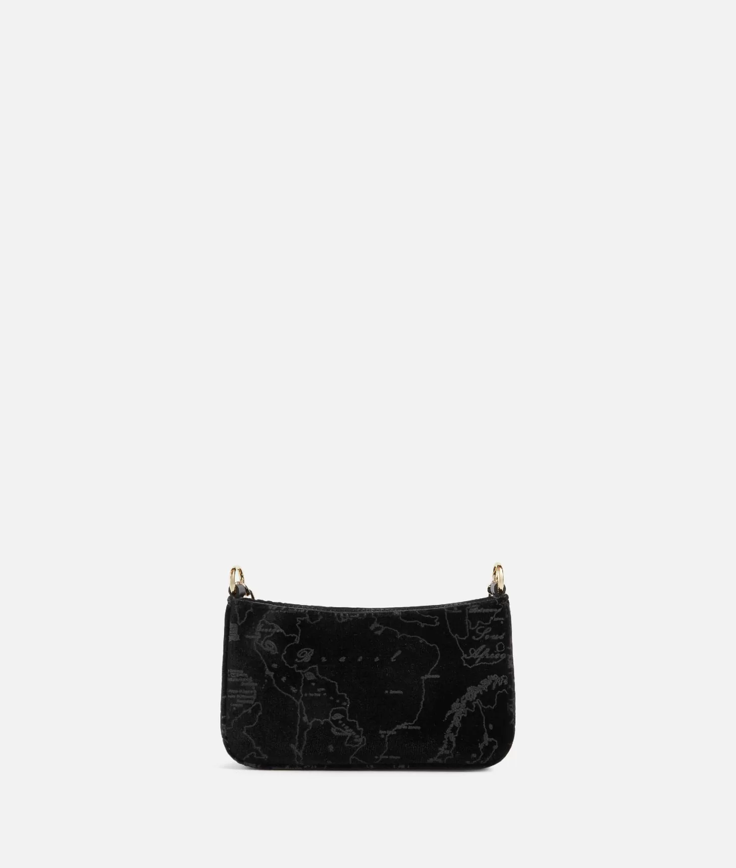 Alviero martini 1a classe Moments Bag pochette con tracolla e catena Nero Saldi Di Fabbrica