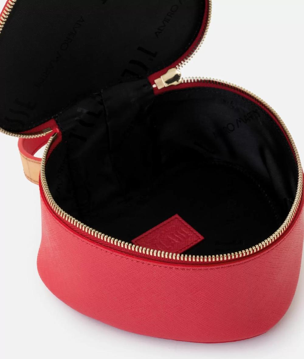 Alviero martini 1a classe Flying City beauty case a cuore Rosso Perlato Italy