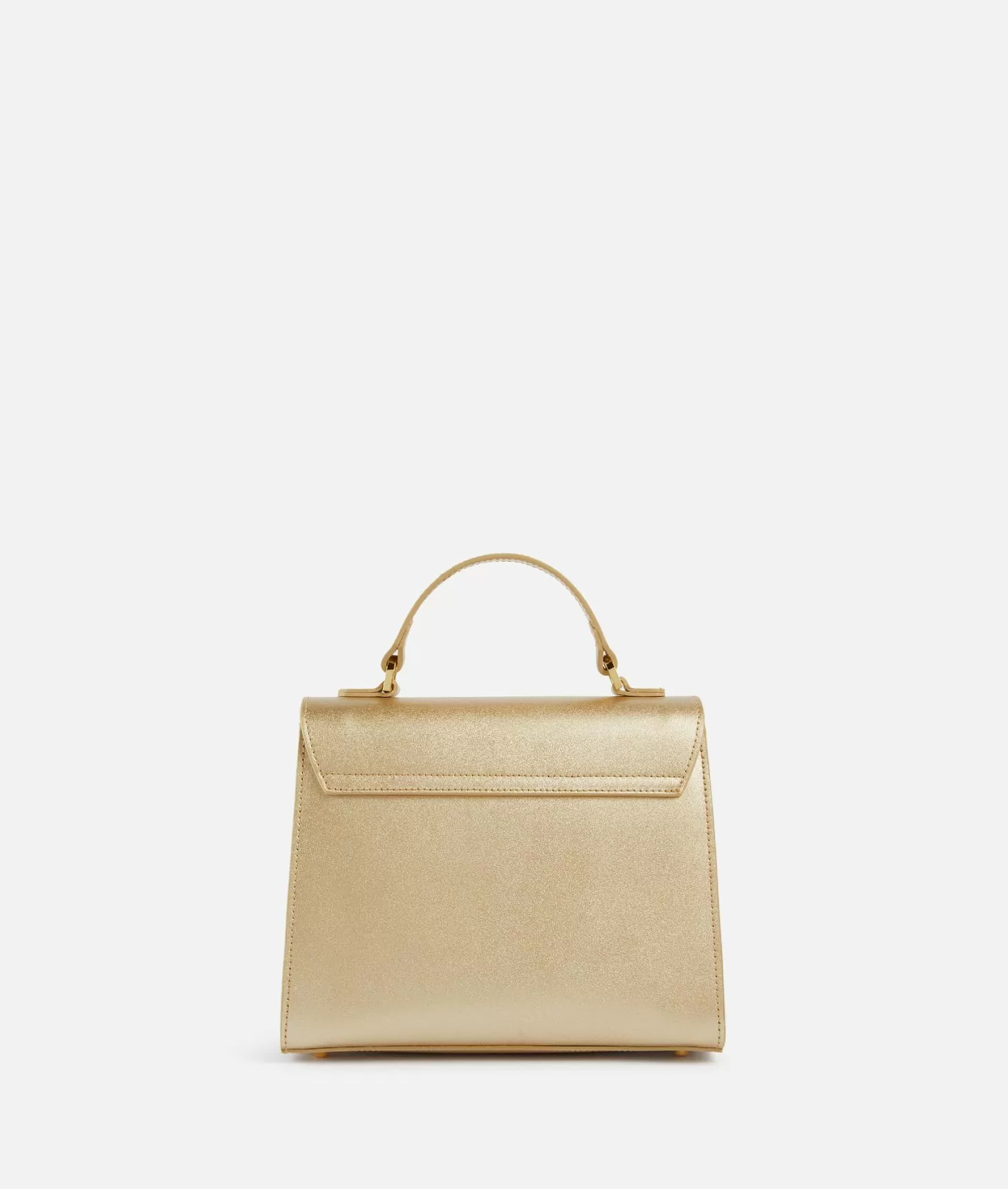Alviero martini 1a classe Winter Spirit mini tote con tracolla in pelle laminata Oro Chiaro Affare Del Giorno