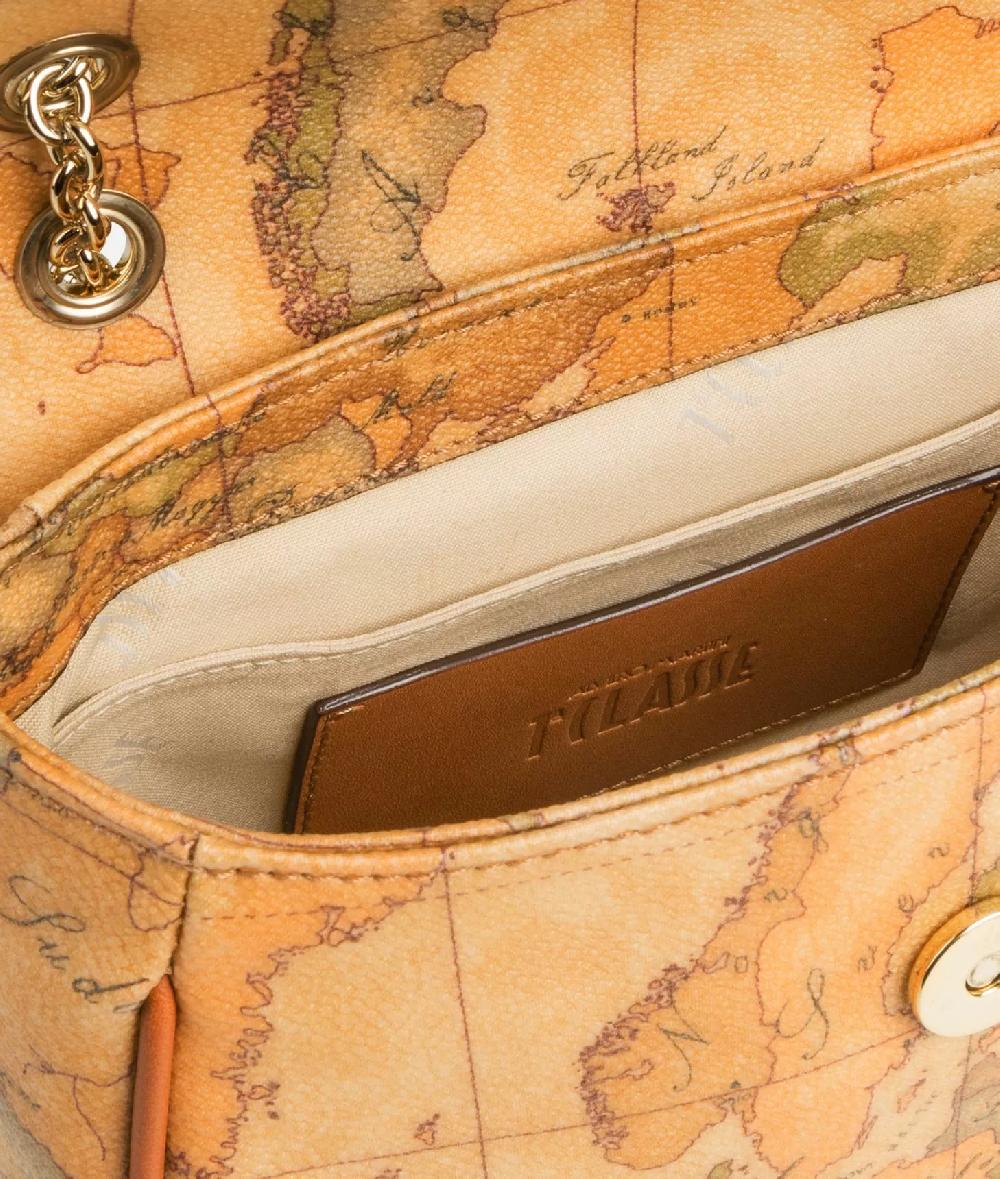 Alviero martini 1a classe Geo Classic Borsa piccola con lettering Italia