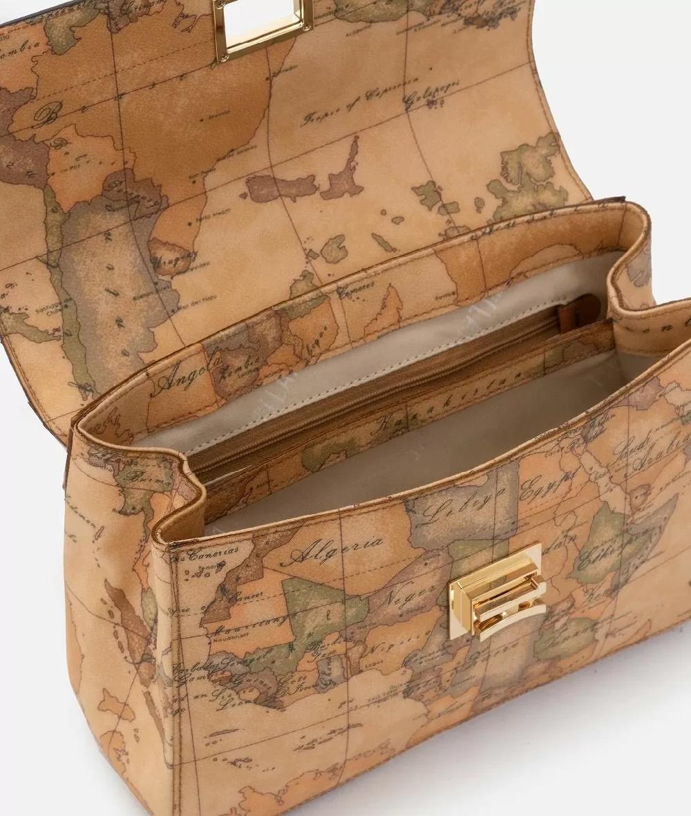 Alviero martini 1a classe Geo Classic tracolla con patta In Linea