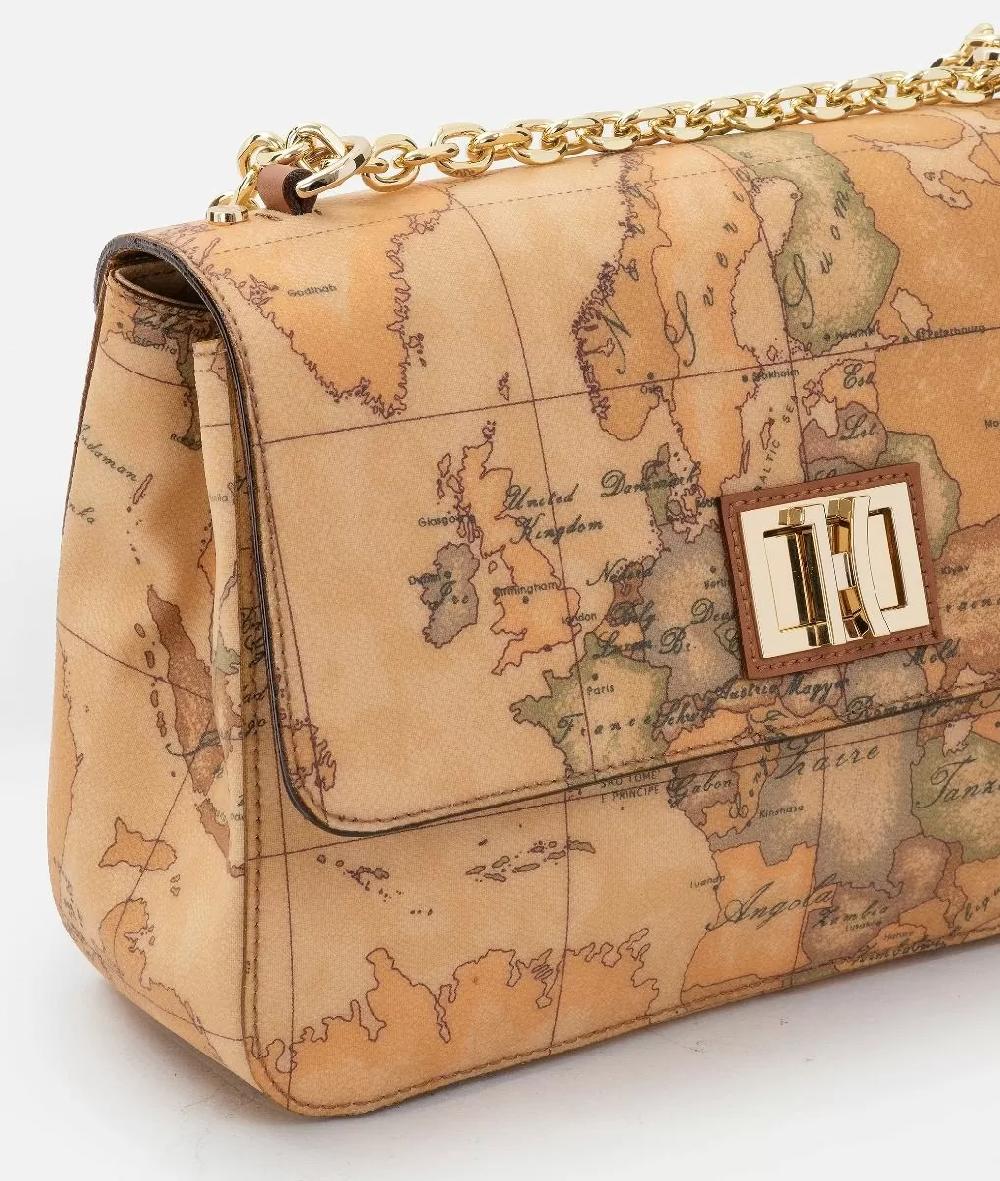 Alviero martini 1a classe Geo Classic tracolla con patta In Linea