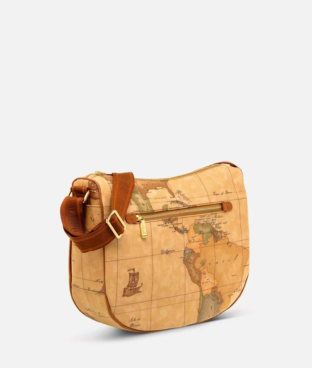 Alviero martini 1a classe Geo Classic Borsa media a mezzaluna Spedizione Gratuita