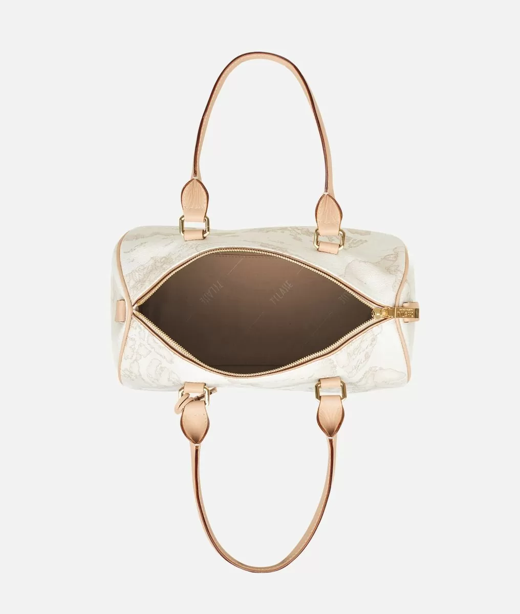 Alviero martini 1a classe Geo White Borsa media a bauletto Vendita Calda
