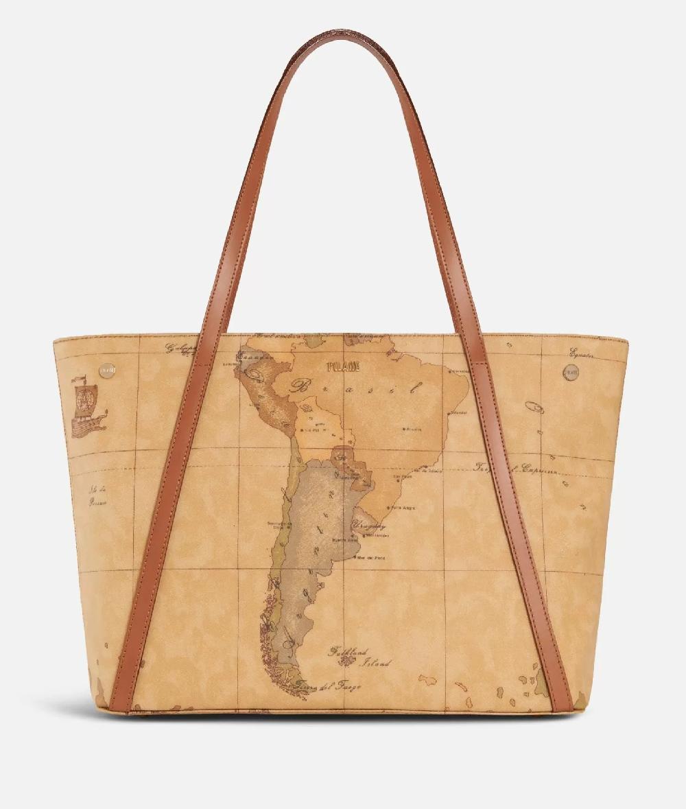 Alviero martini 1a classe Geo Classic Shopping bag con borchiette grande