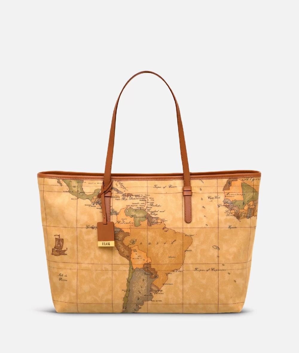 Alviero martini 1a classe Geo Classic Borsa shopping maxi con zip