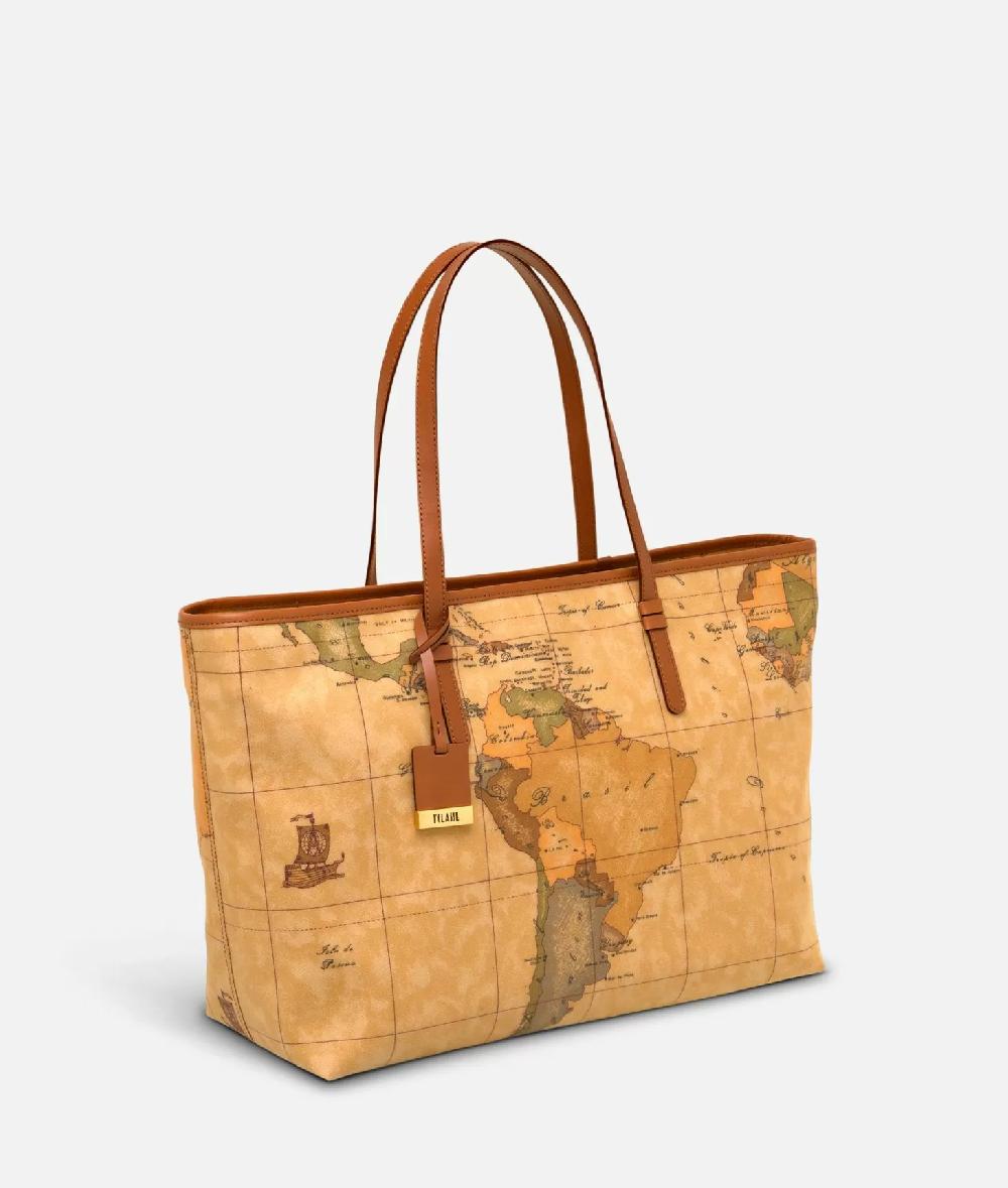Alviero martini 1a classe Geo Classic Borsa shopping maxi con zip 2025