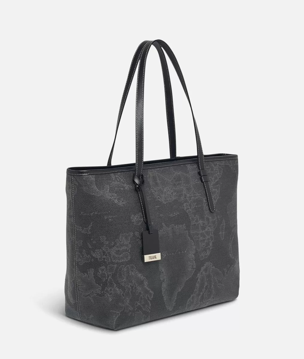 Alviero martini 1a classe Geo Black Borsa shopping grande Geo Dark Italia